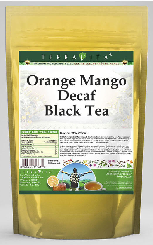 Orange Mango Decaf Black Tea