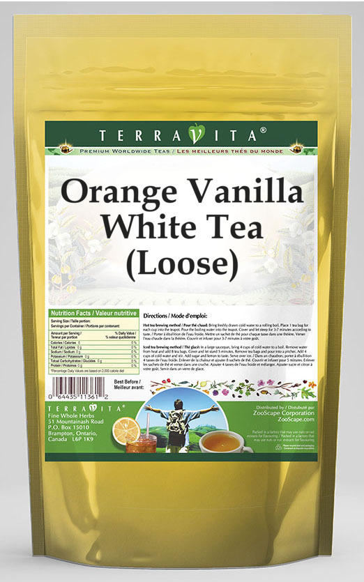 Orange Vanilla White Tea (Loose)