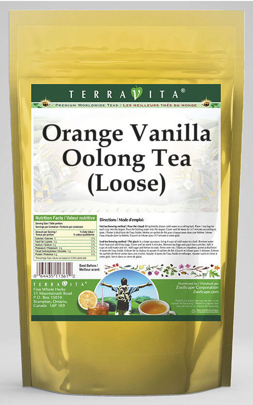 Orange Vanilla Oolong Tea (Loose)