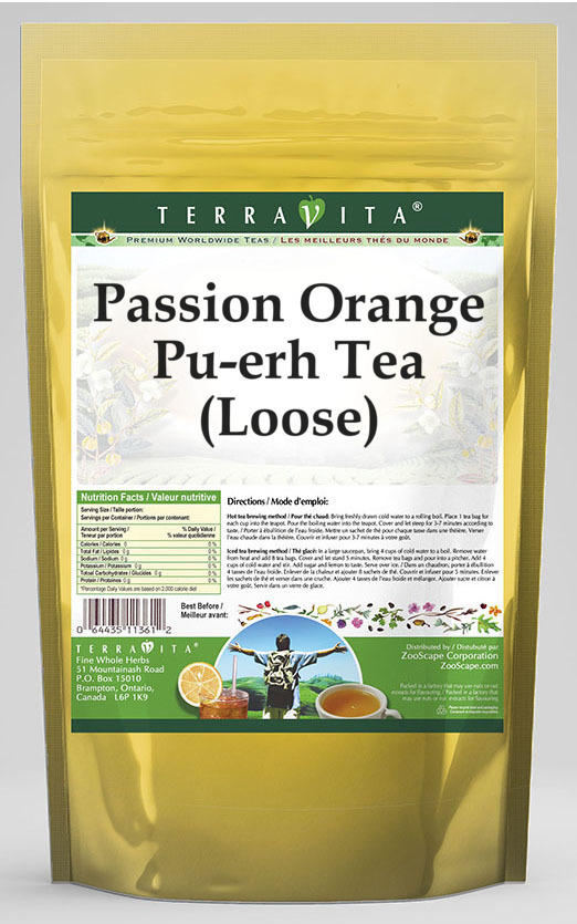 Passion Orange Pu-erh Tea (Loose)