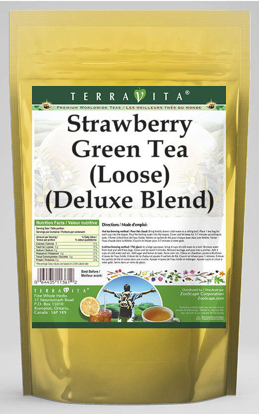 Strawberry Green Tea (Loose) (Deluxe Blend)