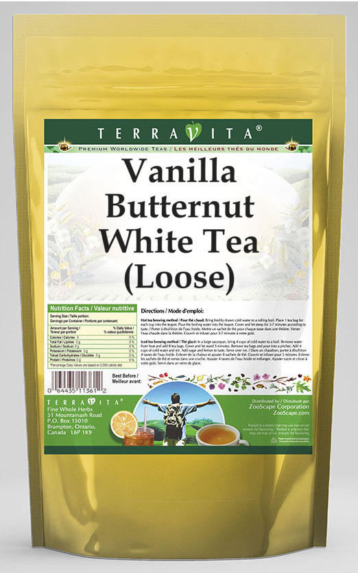 Vanilla Butternut White Tea (Loose)