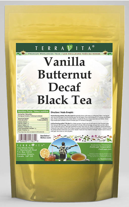 Vanilla Butternut Decaf Black Tea