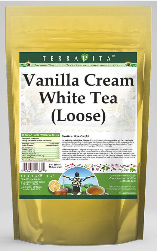 Vanilla Cream White Tea (Loose)