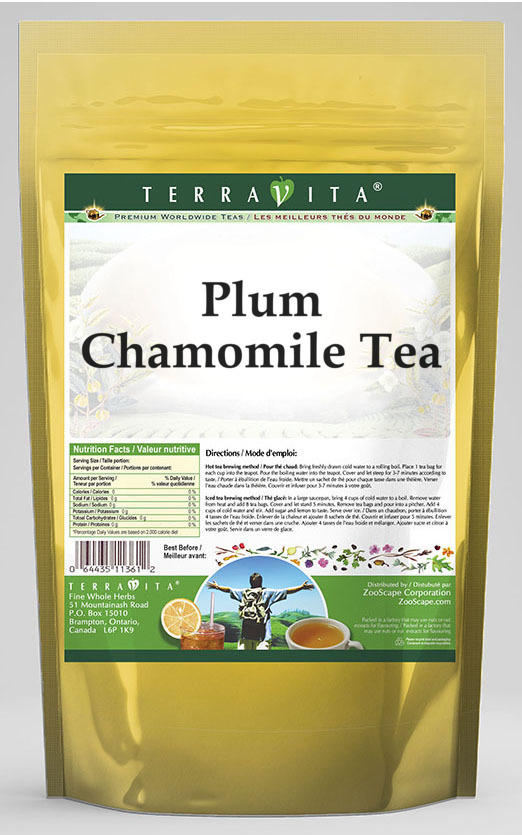 Plum Chamomile Tea