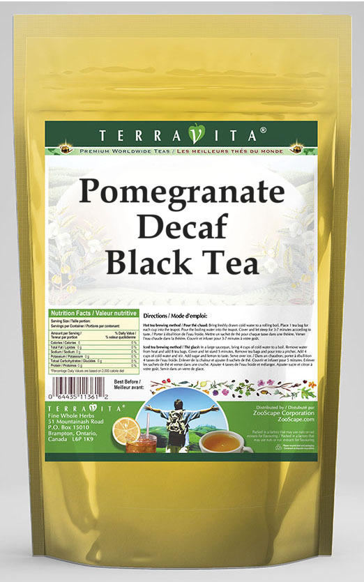 Pomegranate Decaf Black Tea