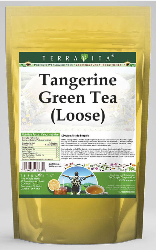 Tangerine Green Tea (Loose)