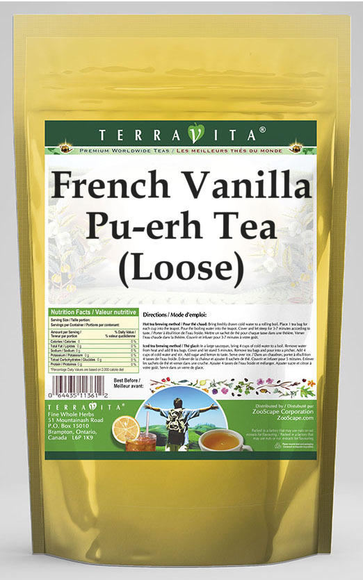 French Vanilla Pu-erh Tea (Loose)