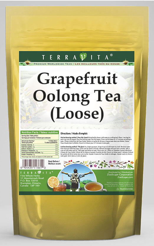 Grapefruit Oolong Tea (Loose)