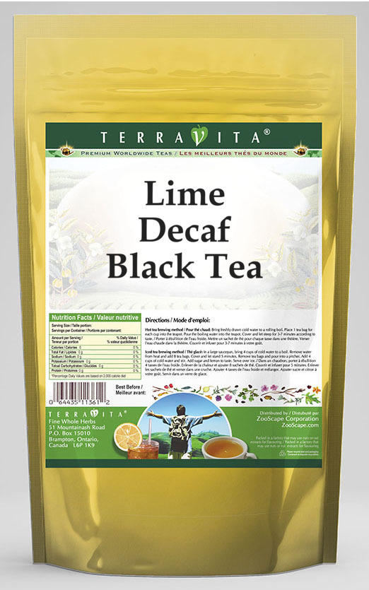 Lime Decaf Black Tea