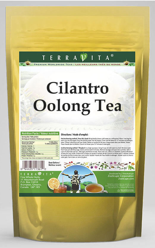 Cilantro Oolong Tea