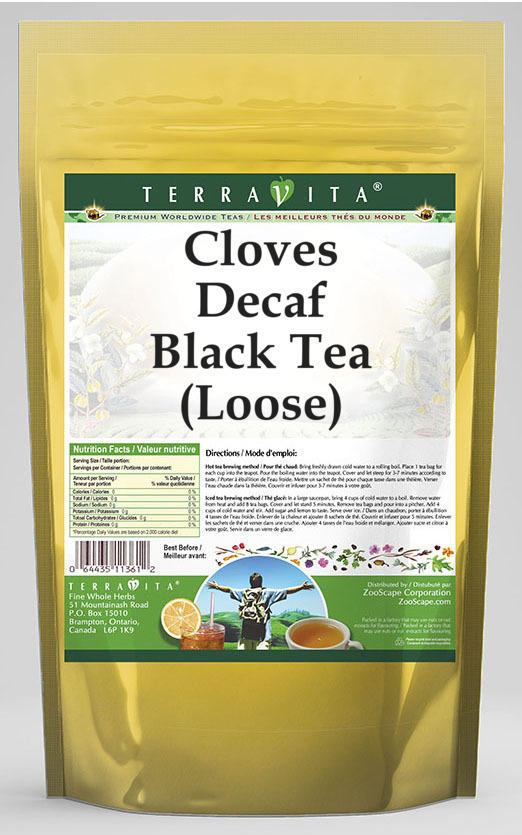 Cloves Decaf Black Tea (Loose)