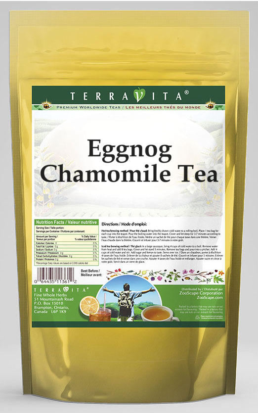 Eggnog Chamomile Tea