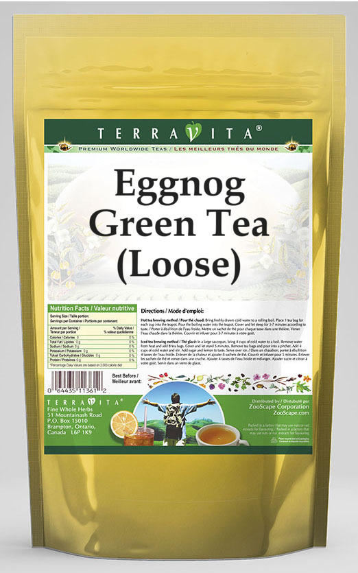 Eggnog Green Tea (Loose)