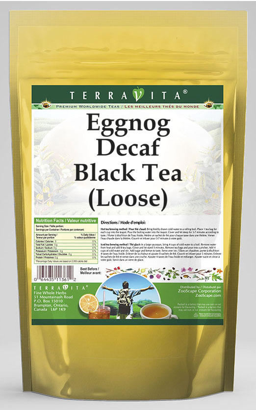 Eggnog Decaf Black Tea (Loose)