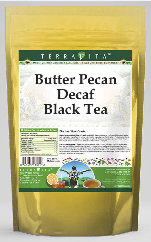 Butter Pecan Decaf Black Tea