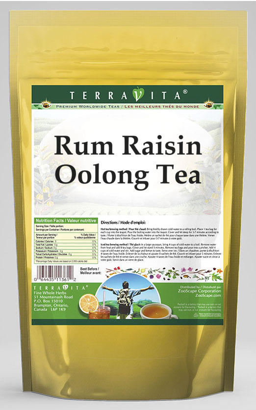 Rum Raisin Oolong Tea
