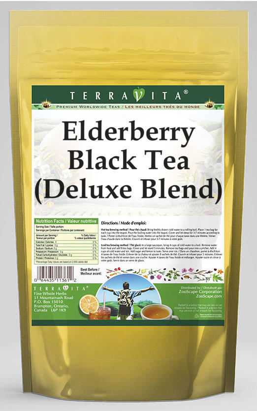 Elderberry Black Tea (Deluxe Blend)