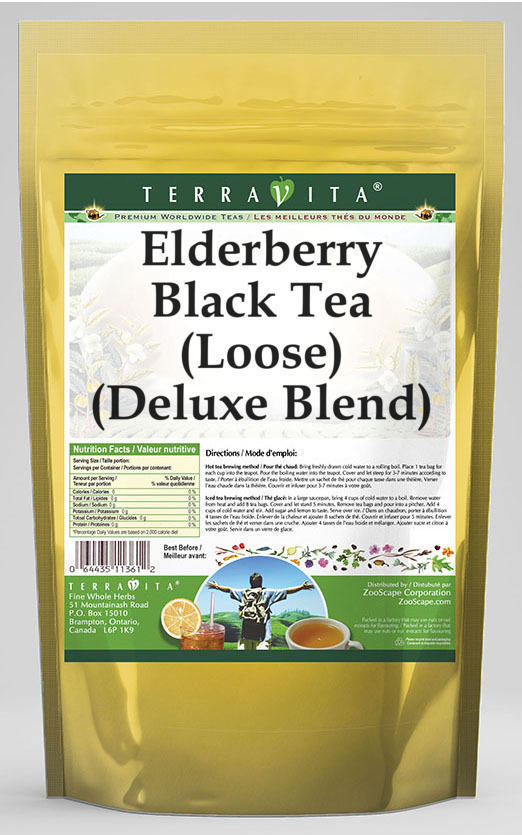 Elderberry Black Tea (Loose) (Deluxe Blend)