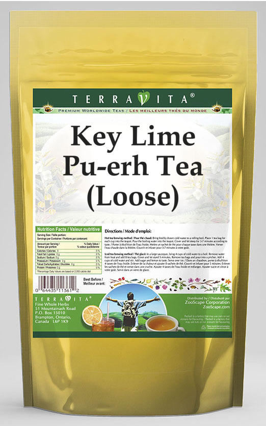 Key Lime Pu-erh Tea (Loose)