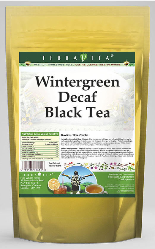 Wintergreen Decaf Black Tea