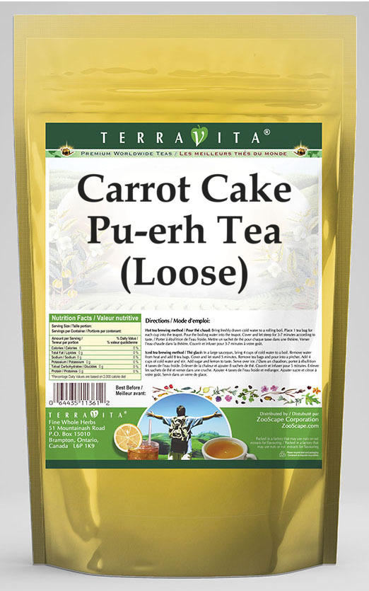 Carrot Cake Pu-erh Tea (Loose)