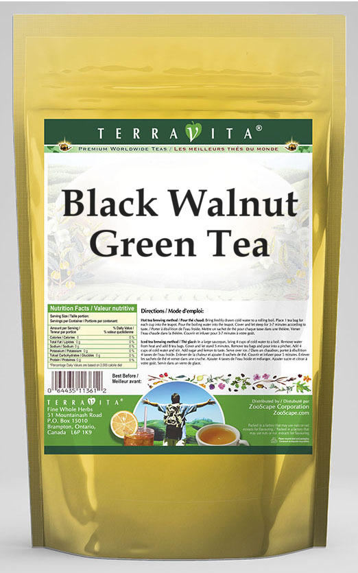 Black Walnut Green Tea