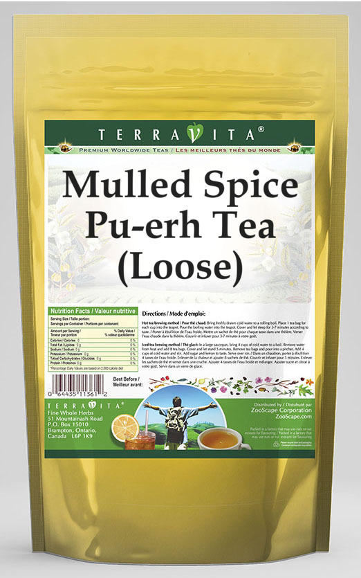Mulled Spice Pu-erh Tea (Loose)