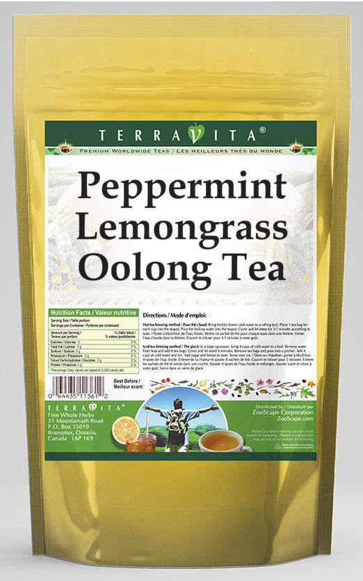 Peppermint Lemongrass Oolong Tea