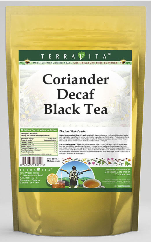 Coriander Decaf Black Tea