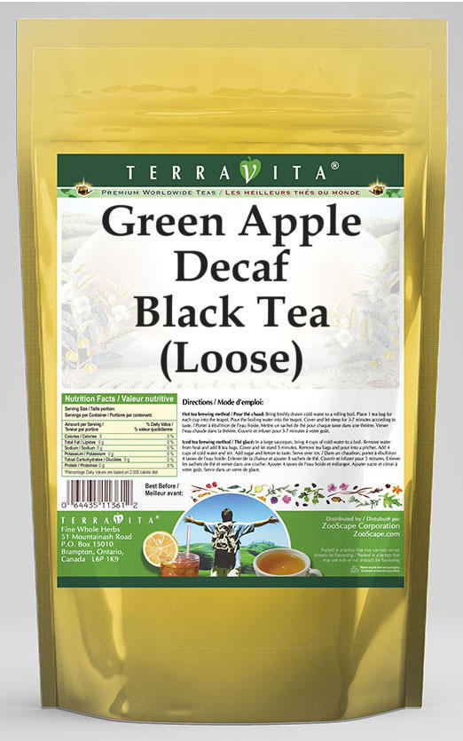 Green Apple Decaf Black Tea (Loose)