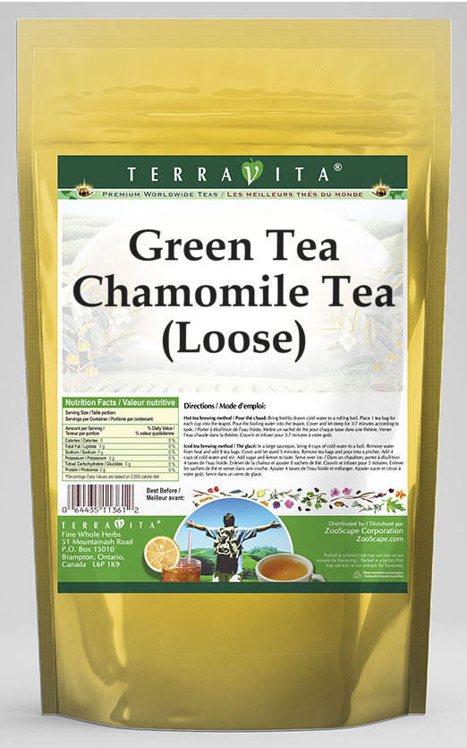 Green Tea Chamomile Tea (Loose)