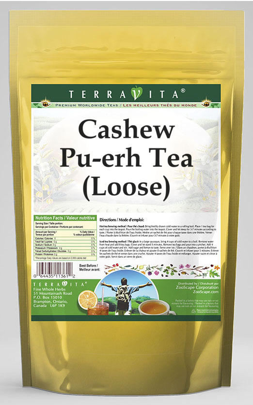 Cashew Pu-erh Tea (Loose)