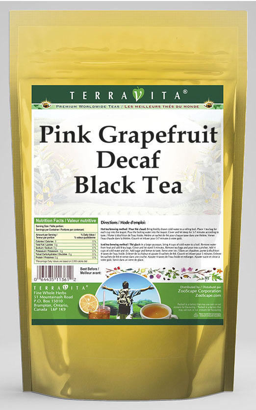 Pink Grapefruit Decaf Black Tea