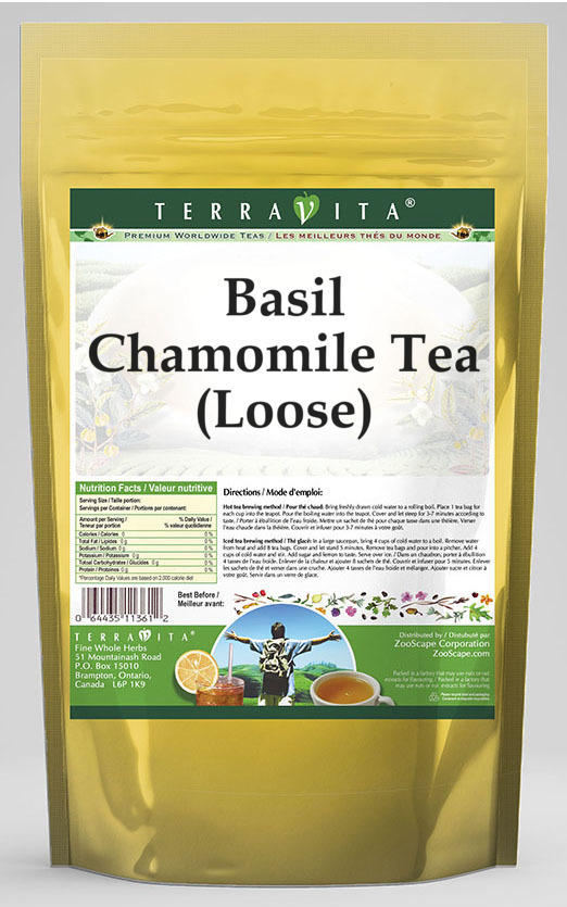 Basil Chamomile Tea (Loose)