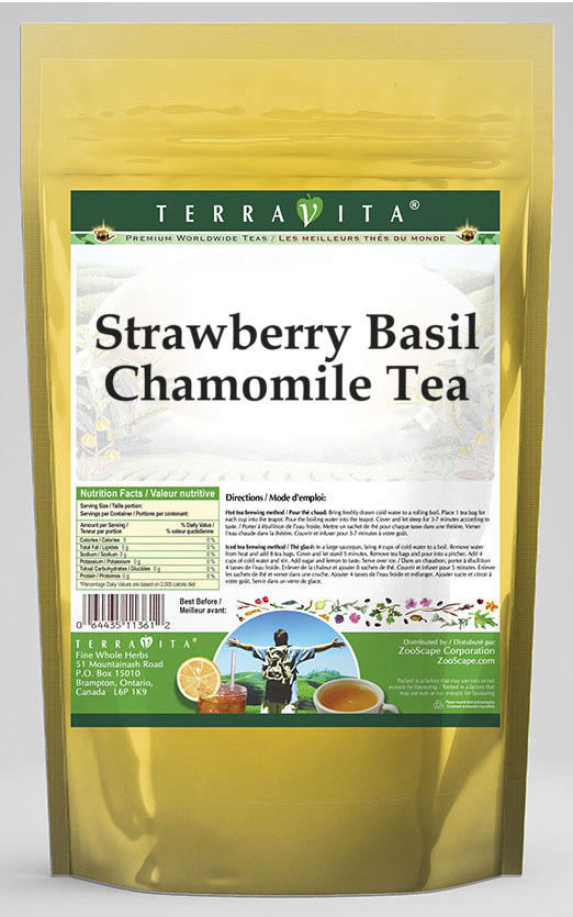 Strawberry Basil Chamomile Tea