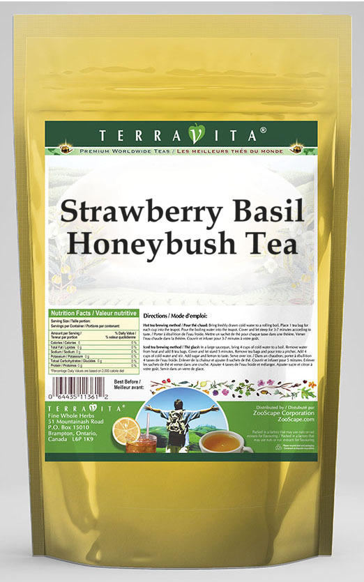 Strawberry Basil Honeybush Tea