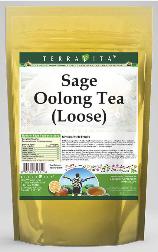 Sage Oolong Tea (Loose)