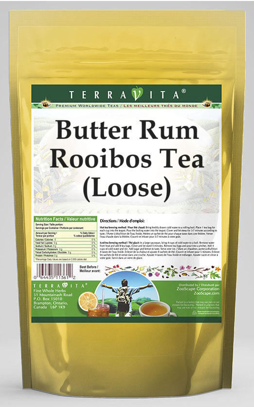 Butter Rum Rooibos Tea (Loose)