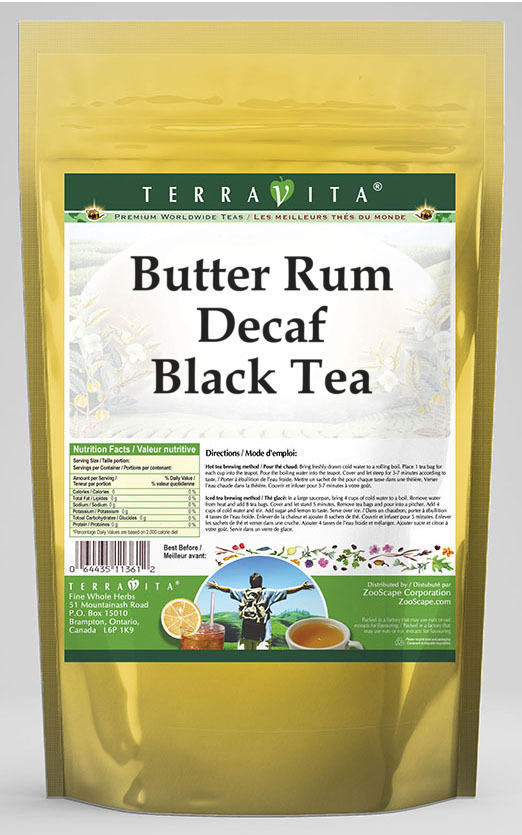 Butter Rum Decaf Black Tea