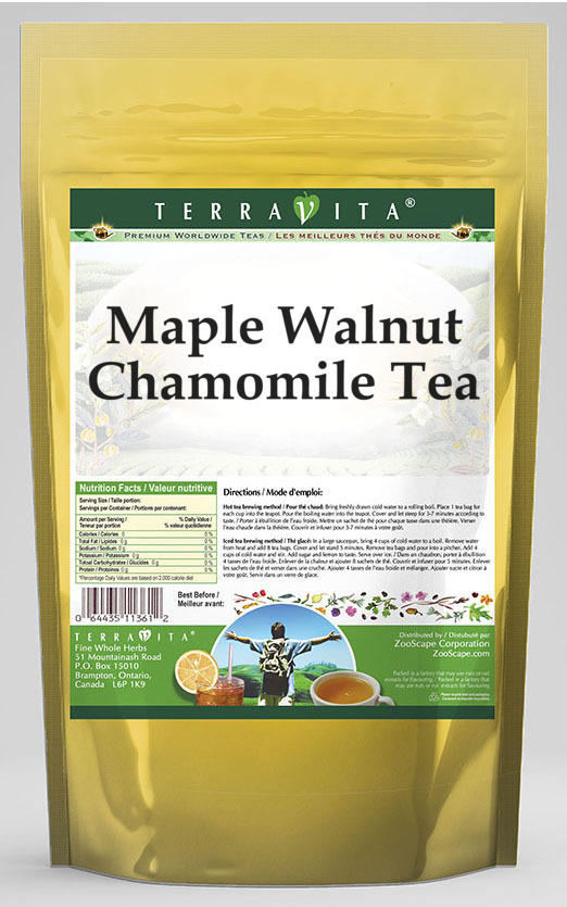 Maple Walnut Chamomile Tea