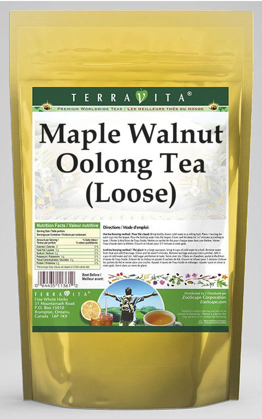 Maple Walnut Oolong Tea (Loose)