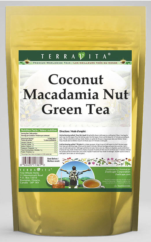 Coconut Macadamia Nut Green Tea