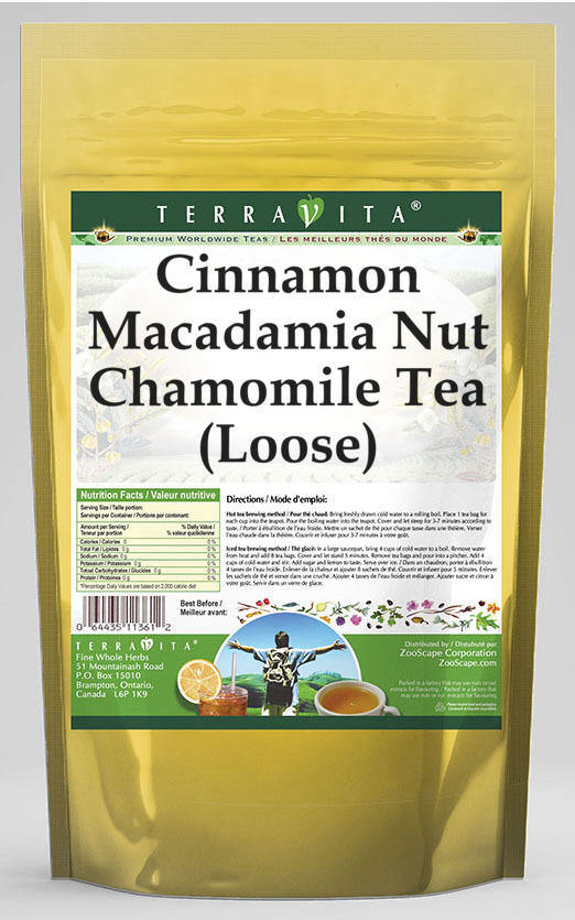 Cinnamon Macadamia Nut Chamomile Tea (Loose)