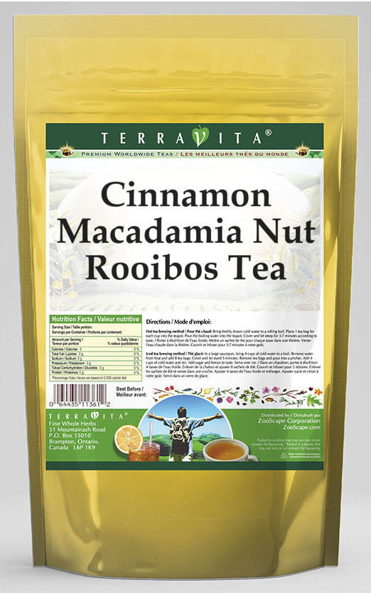 Cinnamon Macadamia Nut Rooibos Tea