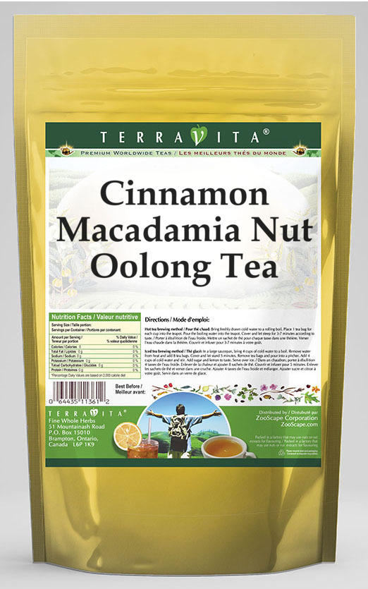 Cinnamon Macadamia Nut Oolong Tea