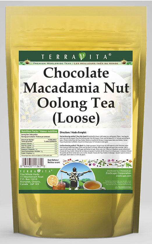 Chocolate Macadamia Nut Oolong Tea (Loose)