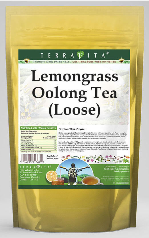 Lemongrass Oolong Tea (Loose)
