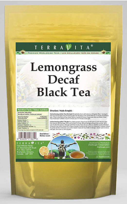Lemongrass Decaf Black Tea