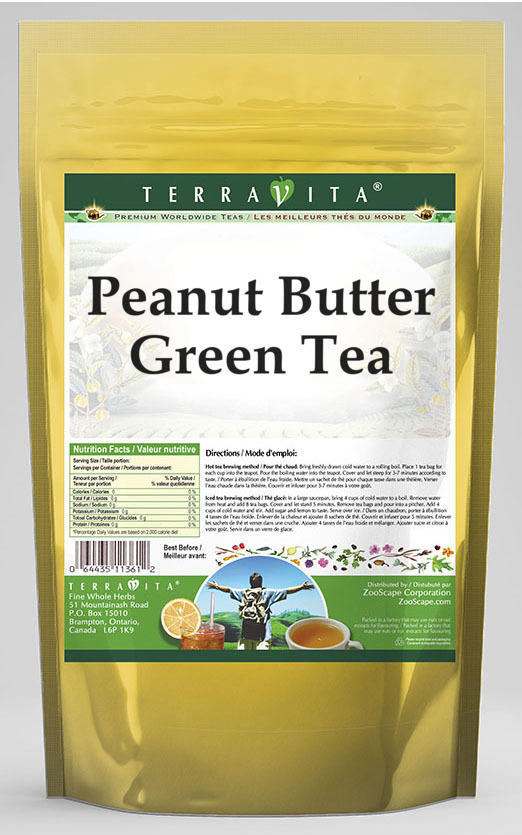 Peanut Butter Green Tea